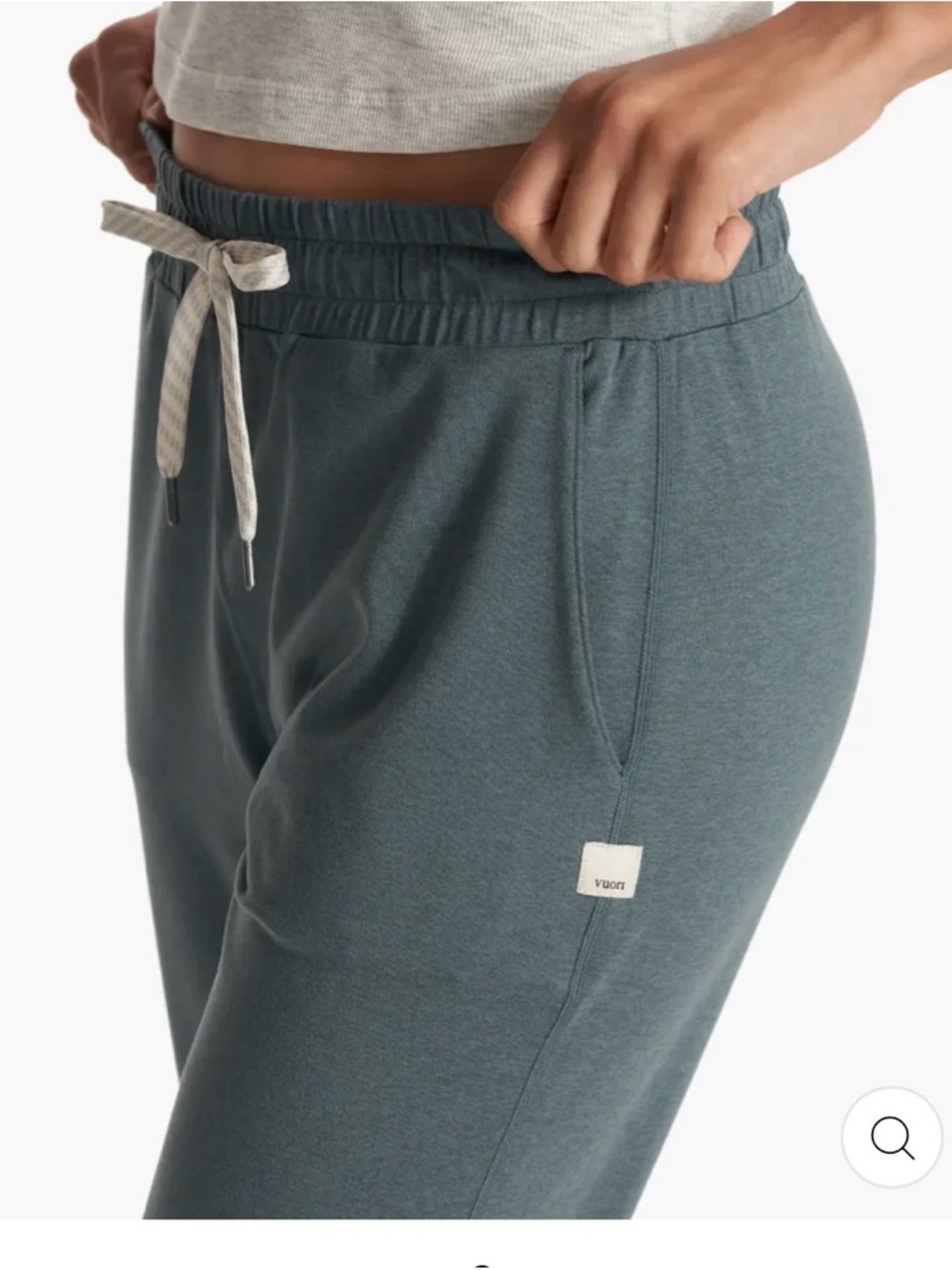 Vuori Performance Joggers Small Blue Gray DreamKnit Soft Stretch EUC - Picture 2 of 13